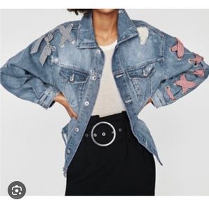 Zara Oversized Denim Jacket